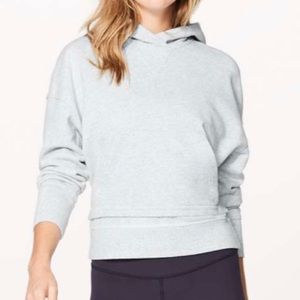 Lululemon Warm Down Hoodie Gray Grey Size 2/4